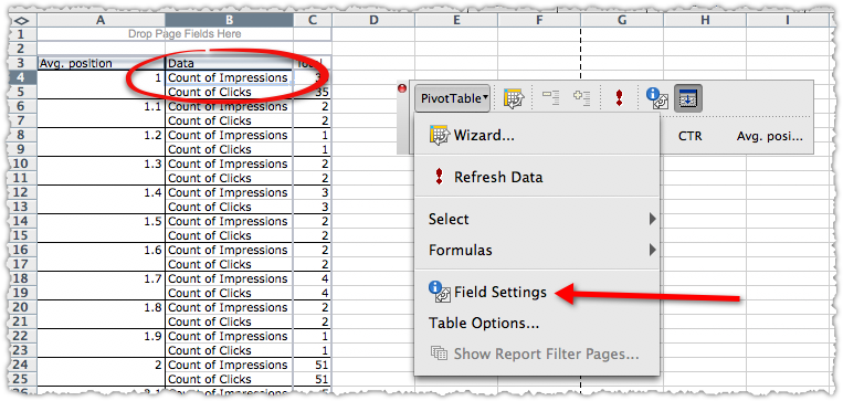 SEO Pivot Table How To