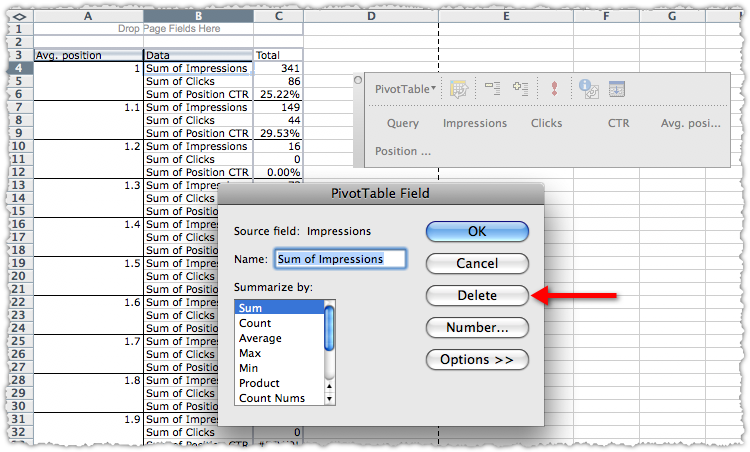 SEO Pivot Table How To