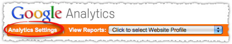 Google Analytics Settings