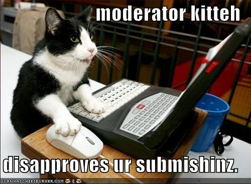Cat Censors Blog Comments