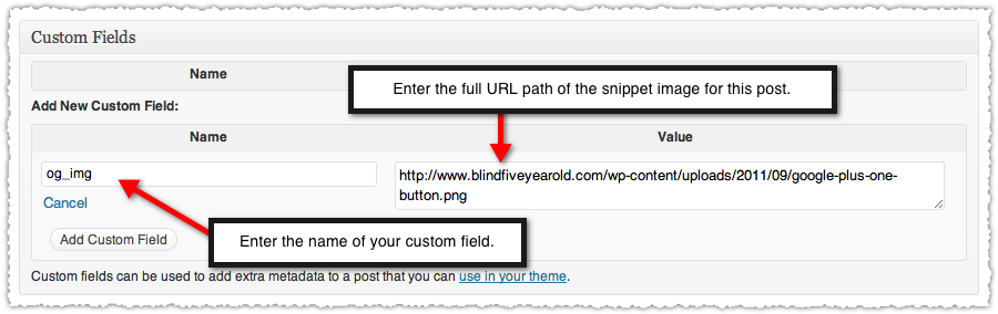 Configuring a Custom Field