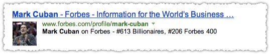 Forbes People Snippet for Mark Cuban