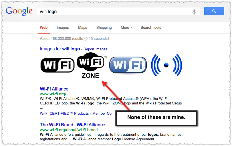 Google Search Result for Wifi Logo