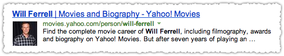 Yahoo Movies People Snippet for Will Ferrell