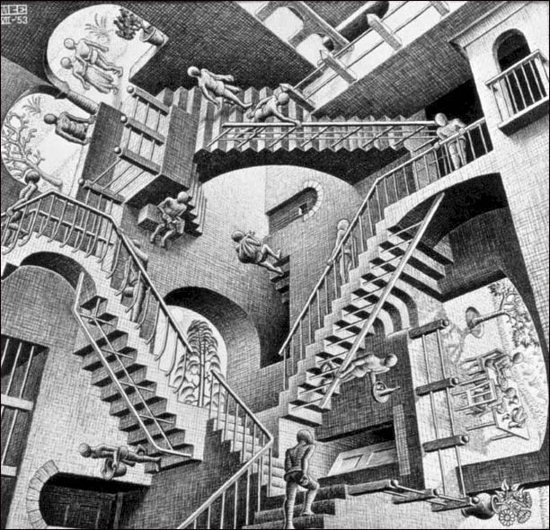 MC Escher Relativity Stairs