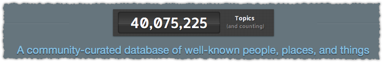 Freebase Topic Count