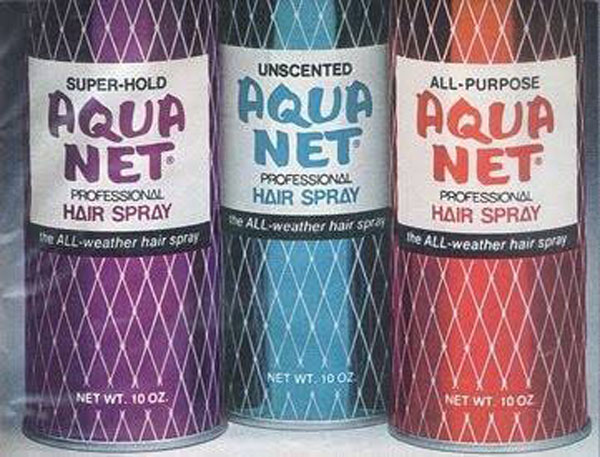 Teased Hair with Aqua Net