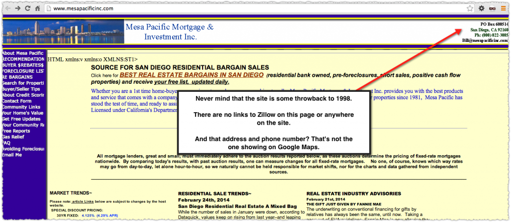 Mesa Pacific Mortgage Website