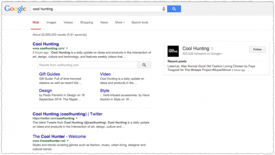 Google Sitelinks Search Box