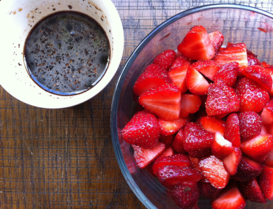 Balsamic Vinegar and Strawberries! Who knew?