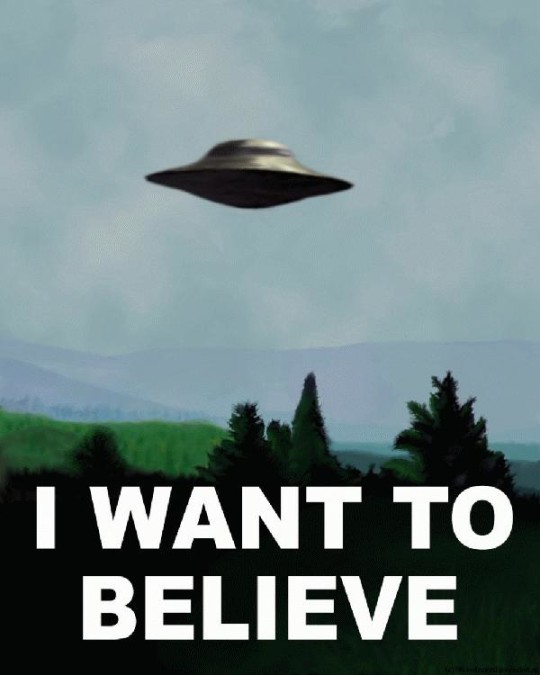 I Want To Believe Poster