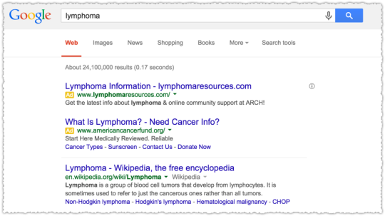 Lymphoma Search Results