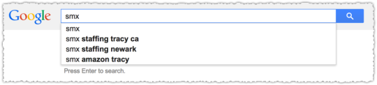 Nonpersonalized Autocomplete