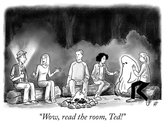 New Yorker Cartoon "Read The Room"
