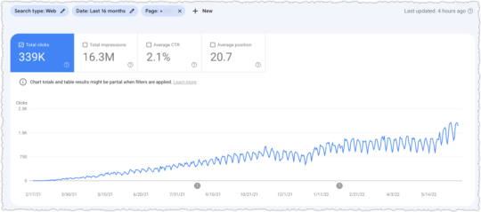 google search console success