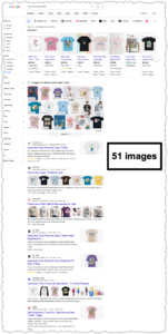 Google search results for fionna and cake t shirt