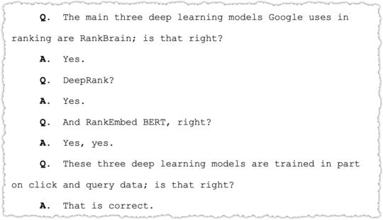 Pandu Nayak testimony about deep leaning models