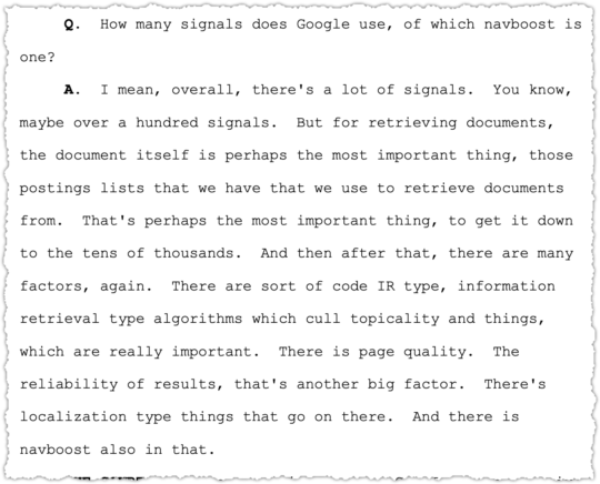 Pandu Nayak testimony about stages of information retrieval 